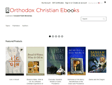 Tablet Screenshot of orthodoxchristianebooks.com